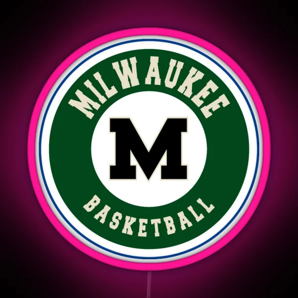 Milwaukee Basketball RGB Neon Sign