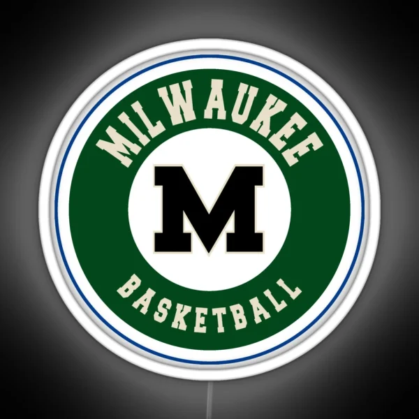 Milwaukee Basketball RGB Neon Sign