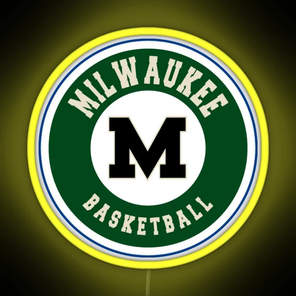 Milwaukee Basketball RGB Neon Sign