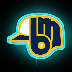 Milwaukee Brewers 4 RGB Neon Sign