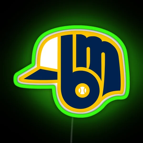 Milwaukee Brewers 4 RGB Neon Sign