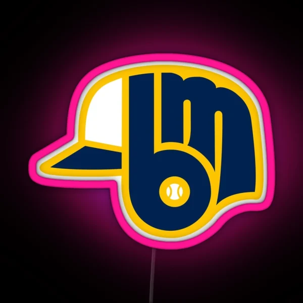 Milwaukee Brewers 4 RGB Neon Sign