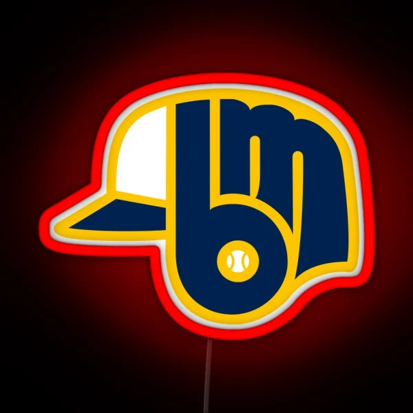 Milwaukee Brewers 4 RGB Neon Sign