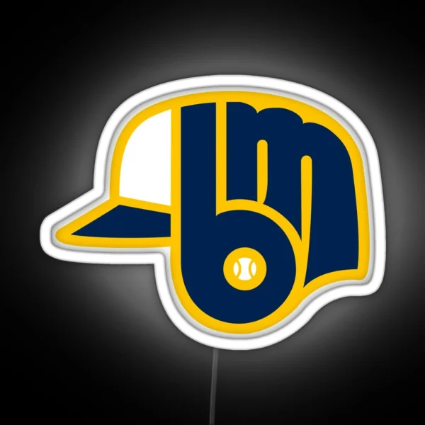 Milwaukee Brewers 4 RGB Neon Sign