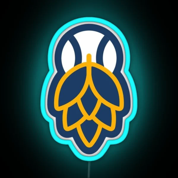 Milwaukee Brewers Baseball RGB Neon Sign