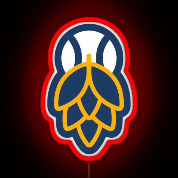 Milwaukee Brewers Baseball RGB Neon Sign