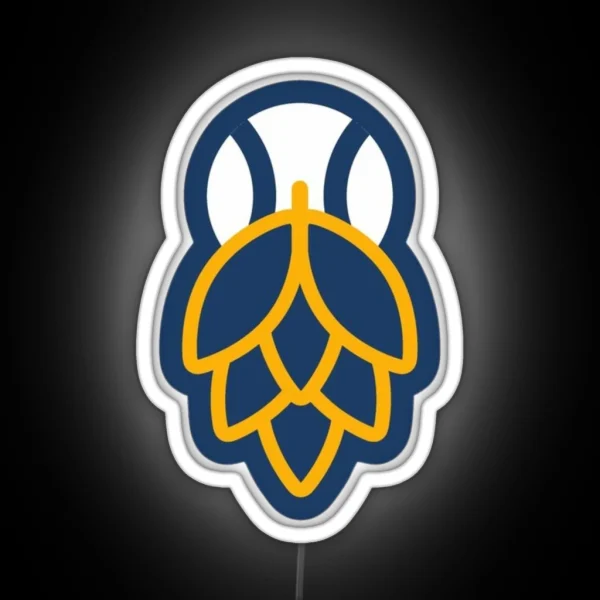 Milwaukee Brewers Baseball RGB Neon Sign