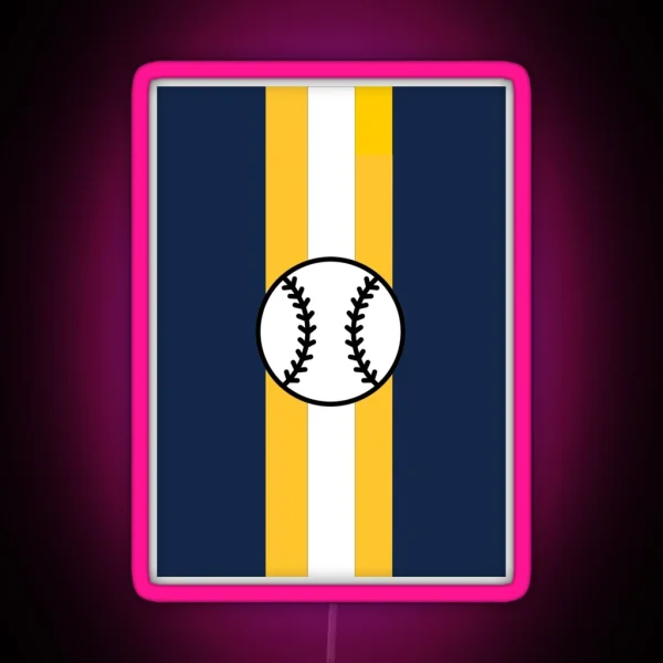 Milwaukee Brewers RGB Neon Sign
