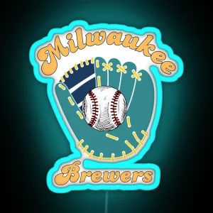 Milwaukee Brewers RGB Neon Sign