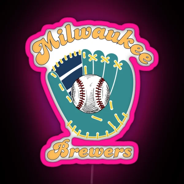 Milwaukee Brewers RGB Neon Sign