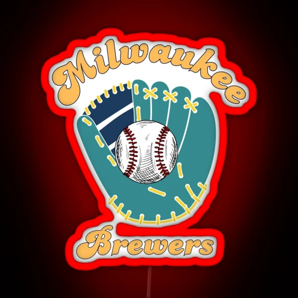 Milwaukee Brewers RGB Neon Sign