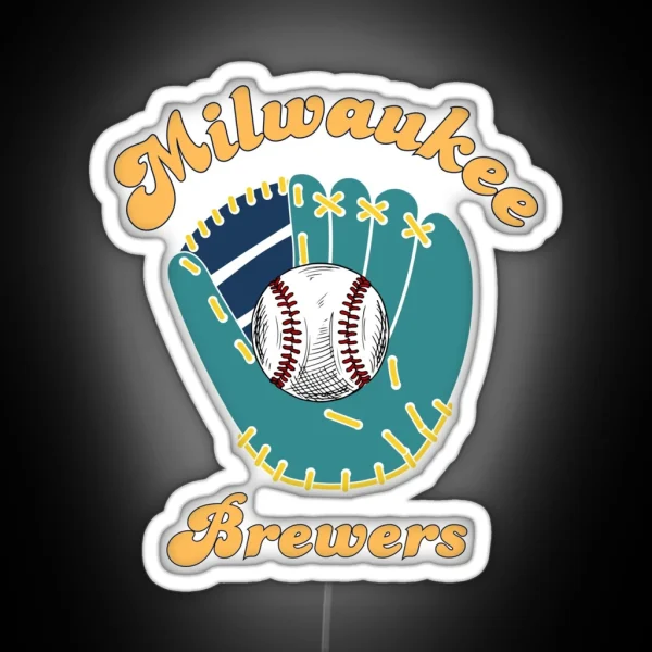 Milwaukee Brewers RGB Neon Sign
