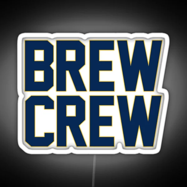 Milwaukee Brewers RGB Neon Sign
