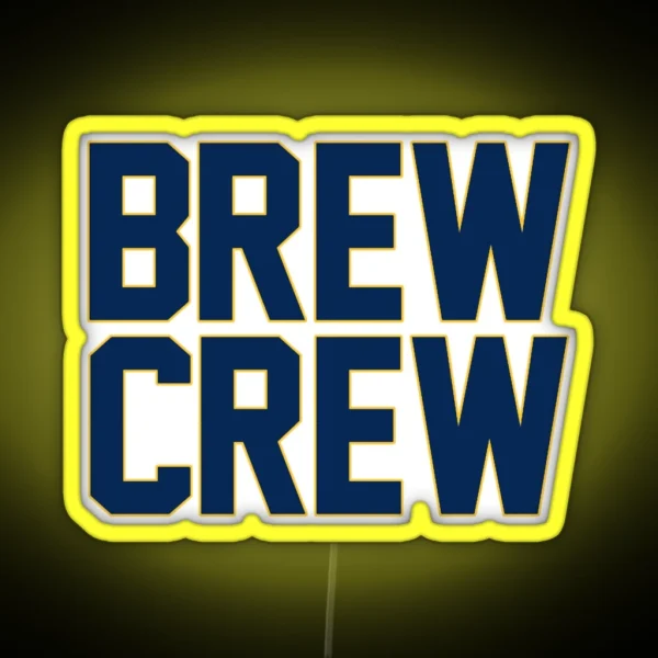 Milwaukee Brewers RGB Neon Sign