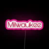 Official Milwaukee Bucks NBA Championship Winning Team RGB Neon Sign Display