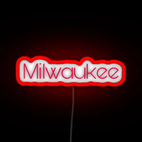 Milwaukee Bucks Championship RGB Neon Sign