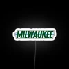 Milwaukee Bucks Team Spirit Decor with Vibrant RGB City Neon Sign