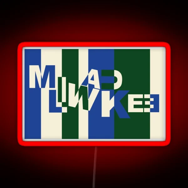 Milwaukee Bucks RGB Neon Sign