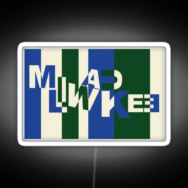 Milwaukee Bucks RGB Neon Sign
