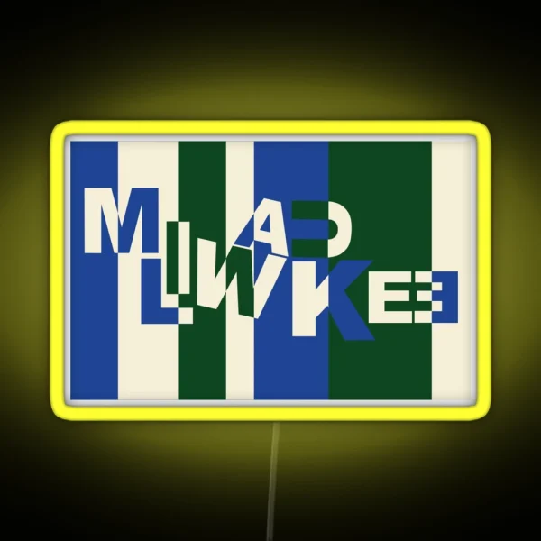 Milwaukee Bucks RGB Neon Sign
