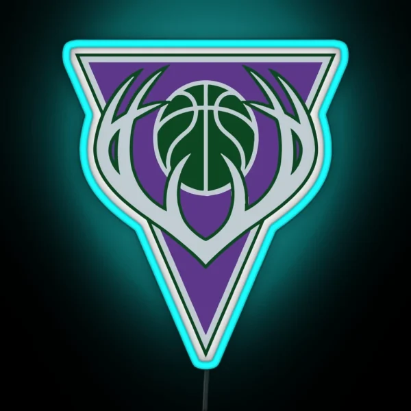 Milwaukee Bucks RGB Neon Sign