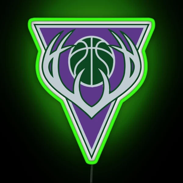 Milwaukee Bucks RGB Neon Sign