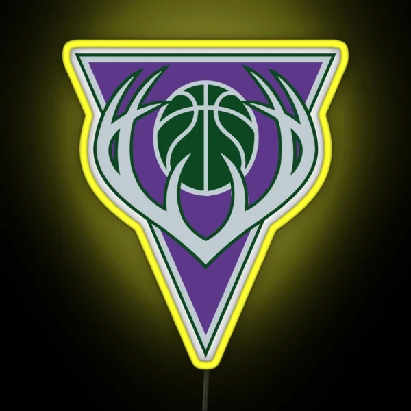Milwaukee Bucks RGB Neon Sign