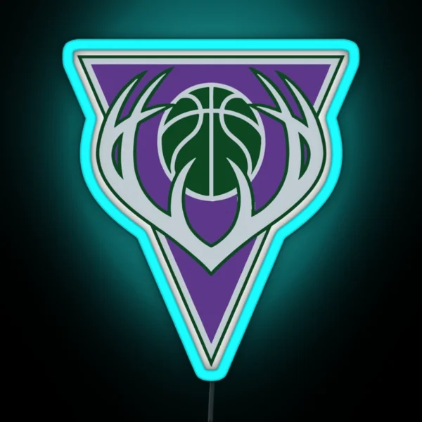 Milwaukee Bucks RGB Neon Sign