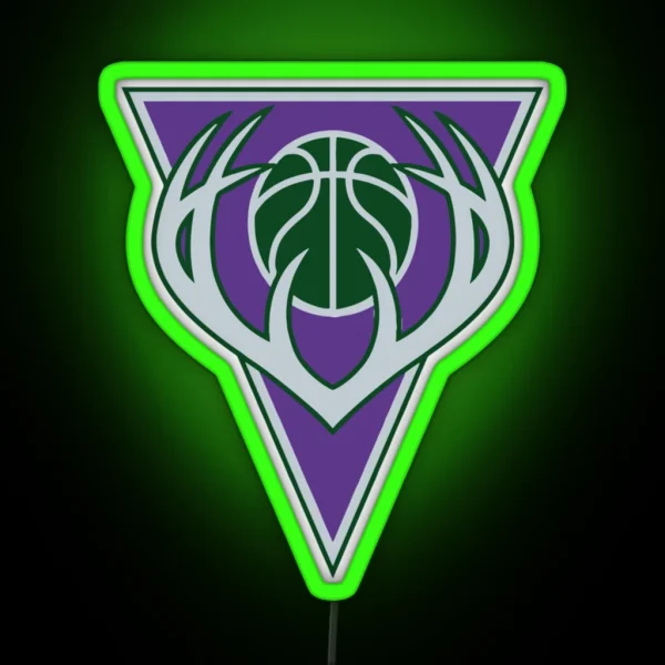 Milwaukee Bucks RGB Neon Sign
