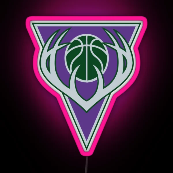 Milwaukee Bucks RGB Neon Sign