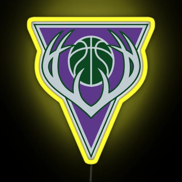 Milwaukee Bucks RGB Neon Sign