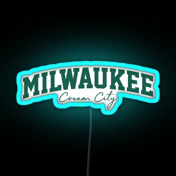 Milwaukee Cream City RGB Neon Sign