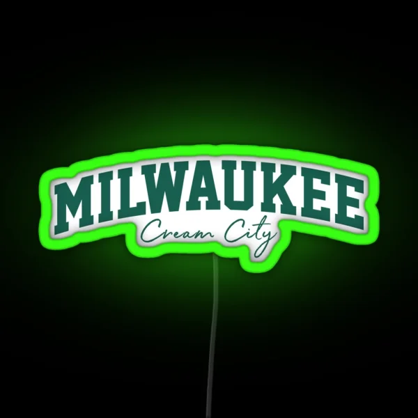 Milwaukee Cream City RGB Neon Sign