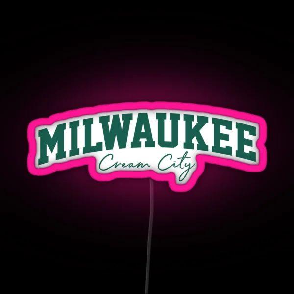 Milwaukee Cream City RGB Neon Sign