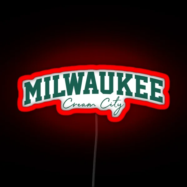 Milwaukee Cream City RGB Neon Sign