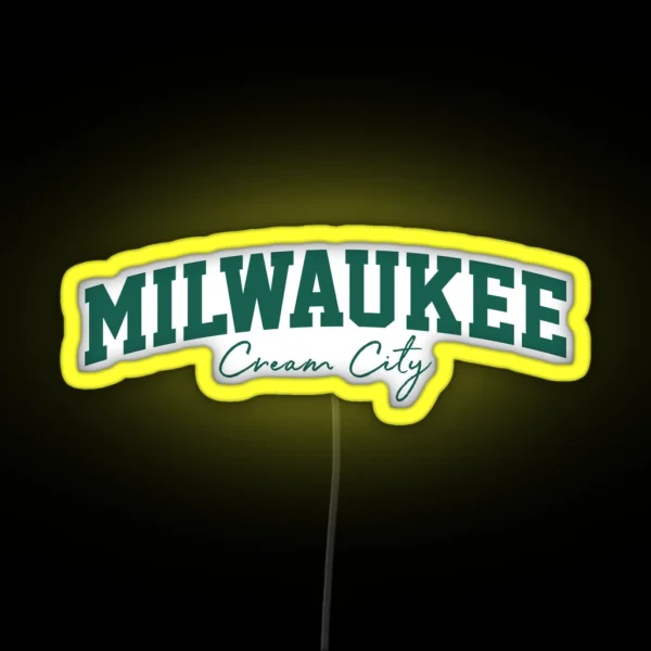 Milwaukee Cream City RGB Neon Sign