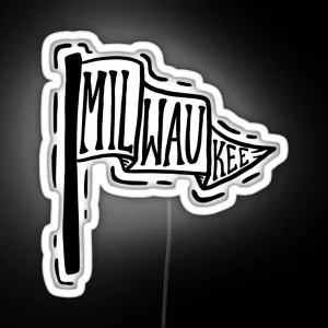 Milwaukee Flag RGB Neon Sign