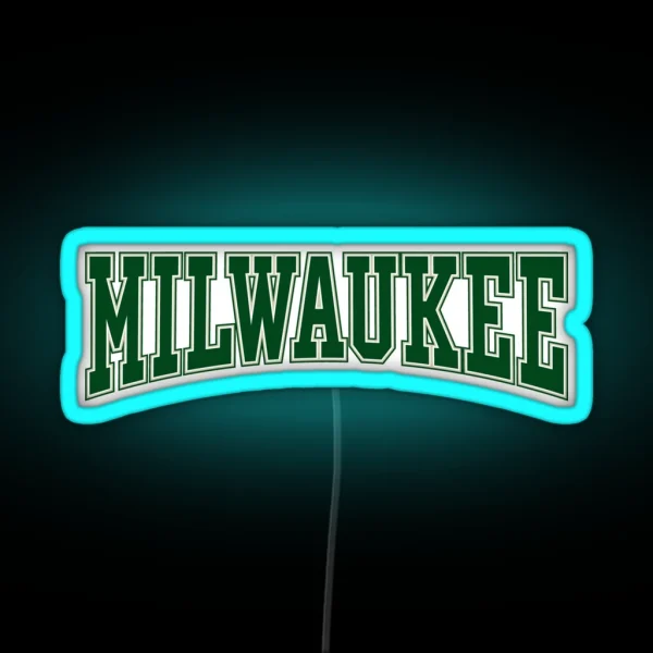 Milwaukee Green RGB Neon Sign