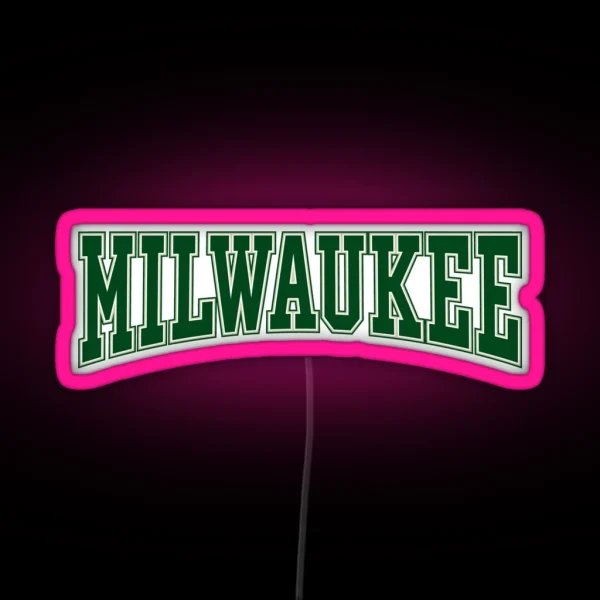 Milwaukee Green RGB Neon Sign