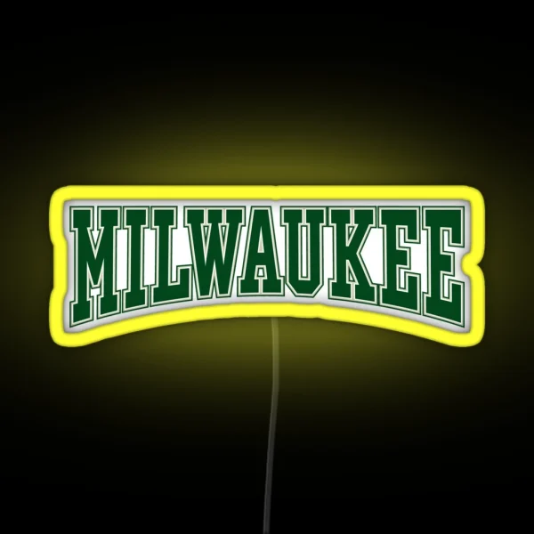 Milwaukee Green RGB Neon Sign