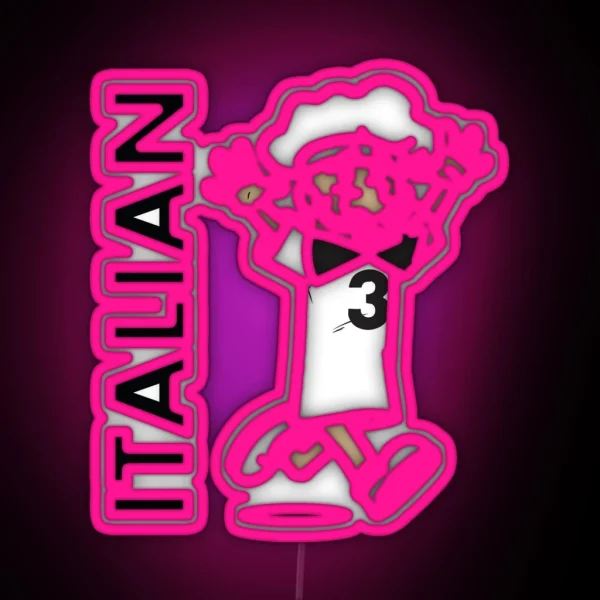 Milwaukee Italian Sausage Racer RGB Neon Sign