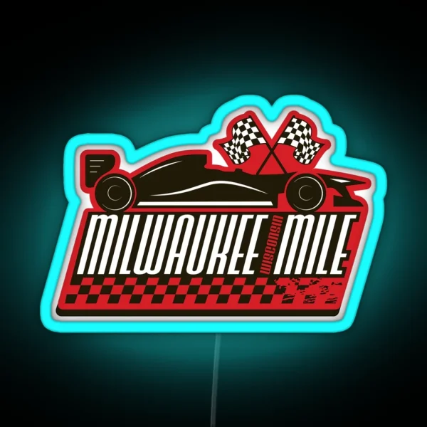 Milwaukee Mecca Of Racing RGB Neon Sign