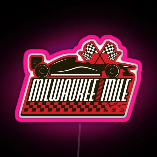 Milwaukee Mecca Of Racing RGB Neon Sign