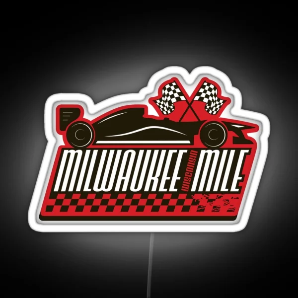 Milwaukee Mecca Of Racing RGB Neon Sign