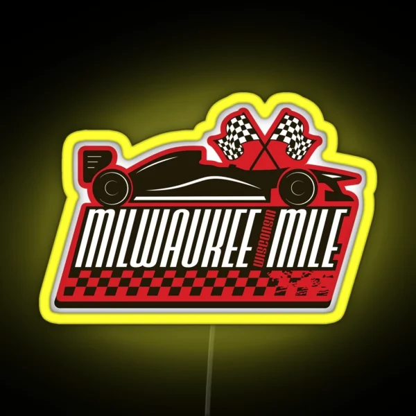 Milwaukee Mecca Of Racing RGB Neon Sign