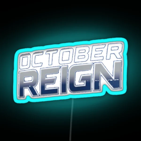 MILWAUKEE October Reign RGB Neon Sign