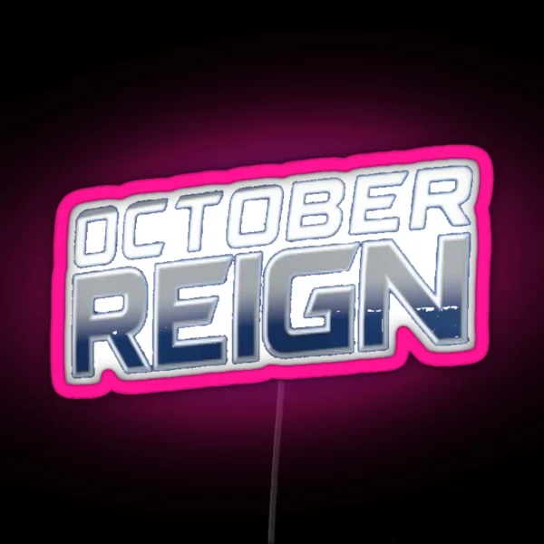 MILWAUKEE October Reign RGB Neon Sign