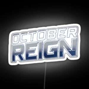 MILWAUKEE October Reign RGB Neon Sign