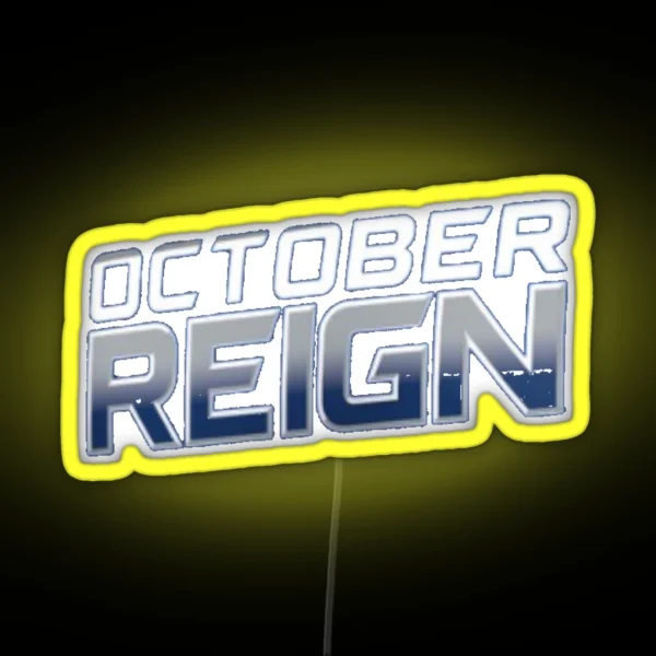 MILWAUKEE October Reign RGB Neon Sign