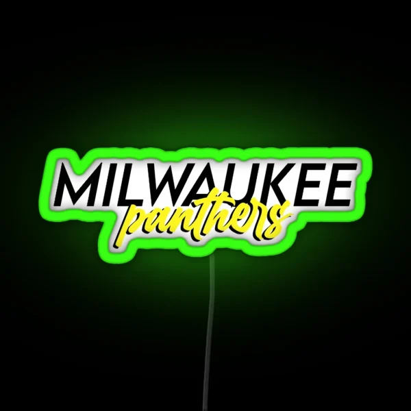 Milwaukee Panthers RGB Neon Sign